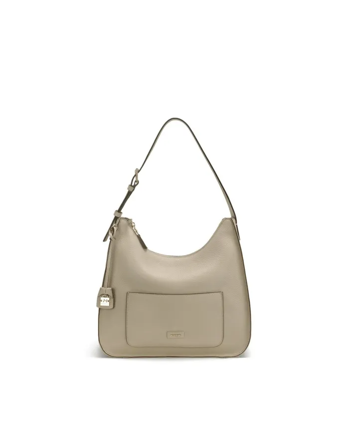 Nannini Borsa a tracolla in pelle Carla Beige