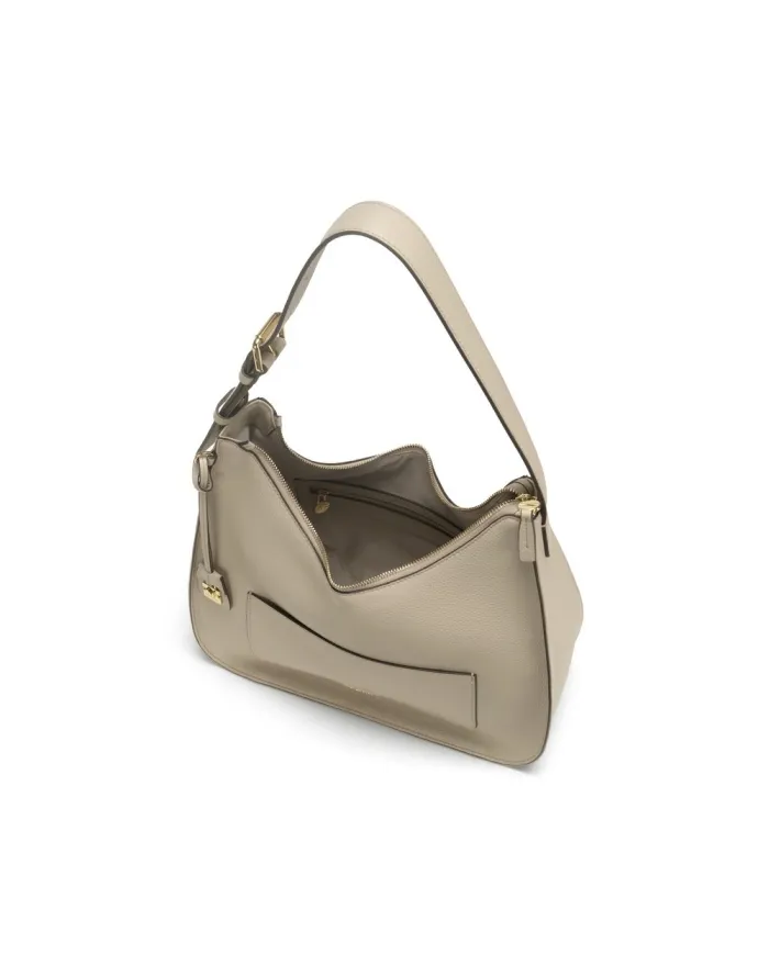 Nannini Borsa a tracolla in pelle Carla Beige