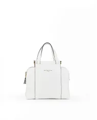 Nannini Borsa a mano pelle Febe Bianco