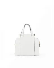 Nannini Borsa a mano pelle Febe Bianco