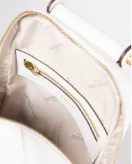 Nannini Zaino donna in pelle Febe Bianco