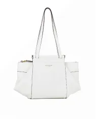 Nannini Borsa in pelle Febe Bianco
