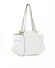 Nannini Borsa in pelle Febe Bianco