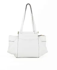 Nannini Borsa in pelle Febe Bianco