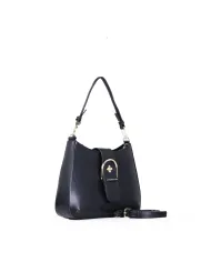 Atelier du Sac Borsa Erika Loyal - Tracolla Piccola con Maxi Fibbia Nero