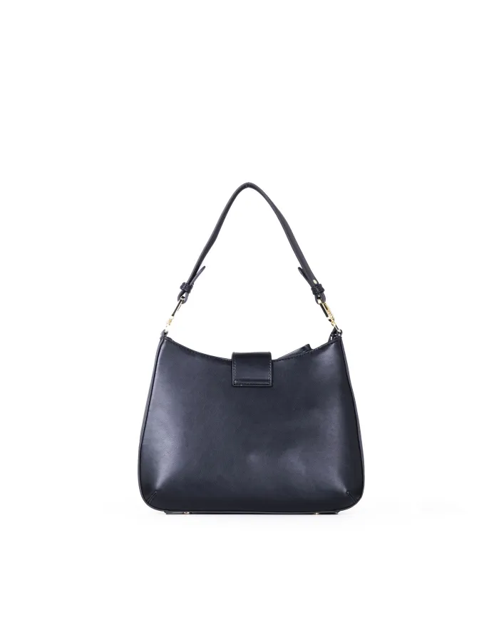 Atelier du Sac Borsa Erika Loyal - Tracolla Piccola con Maxi Fibbia Nero
