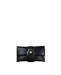 Atelier du Sac Borsa Pochette Lina Loyal con Maxi Fibbia e Tracolla Removibile Nero