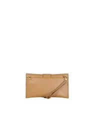 Atelier du Sac Borsa Pochette Lina Loyal con Maxi Fibbia e Tracolla Removibile Cuoio