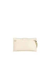 Atelier du Sac Borsa Pochette Lina Loyal con Maxi Fibbia e Tracolla Removibile Avorio