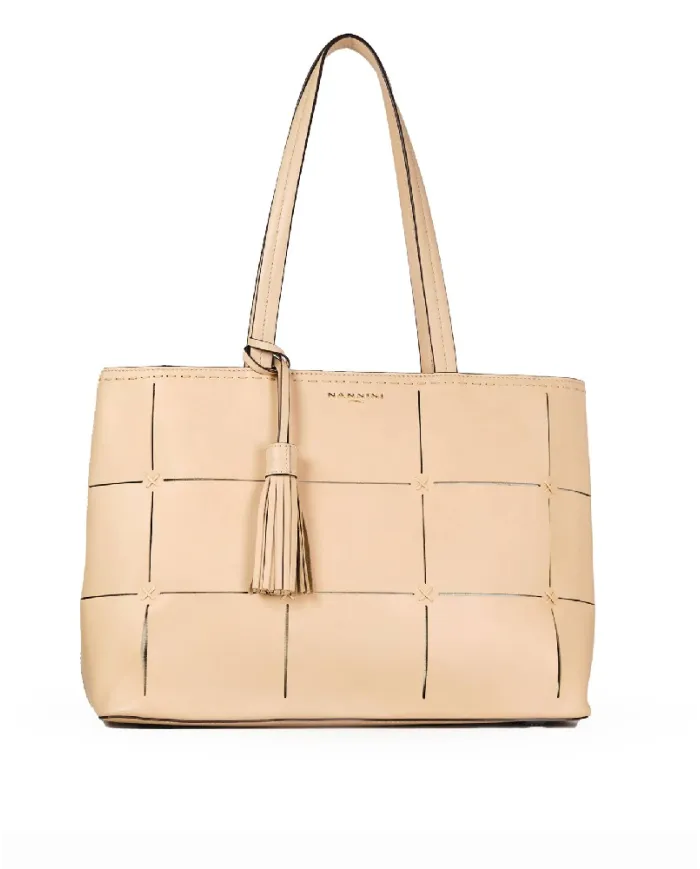 Nannini Borsa pelle Dania Beige