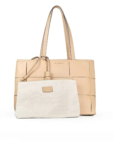 Nannini Borsa pelle Dania Beige
