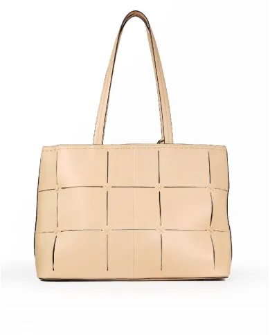 Nannini Borsa pelle Dania Beige