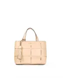 Nannini Borsa a mano pelle Dania Beige