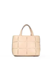 Nannini Borsa a mano pelle Dania Beige