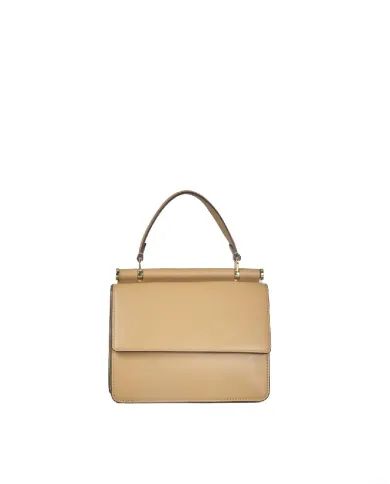 Nannini Borsa a mano in pelle Amira Cammello