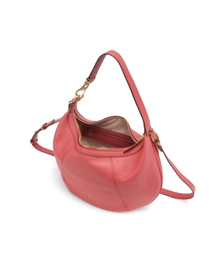 Nannini Borsa grande in pelle Filippa Rosso Geranio