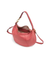 Nannini Borsa grande in pelle Filippa Rosso Geranio