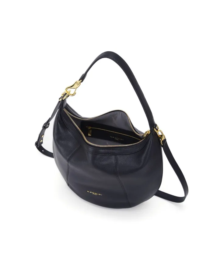 Nannini Borsa grande in pelle Filippa Blu