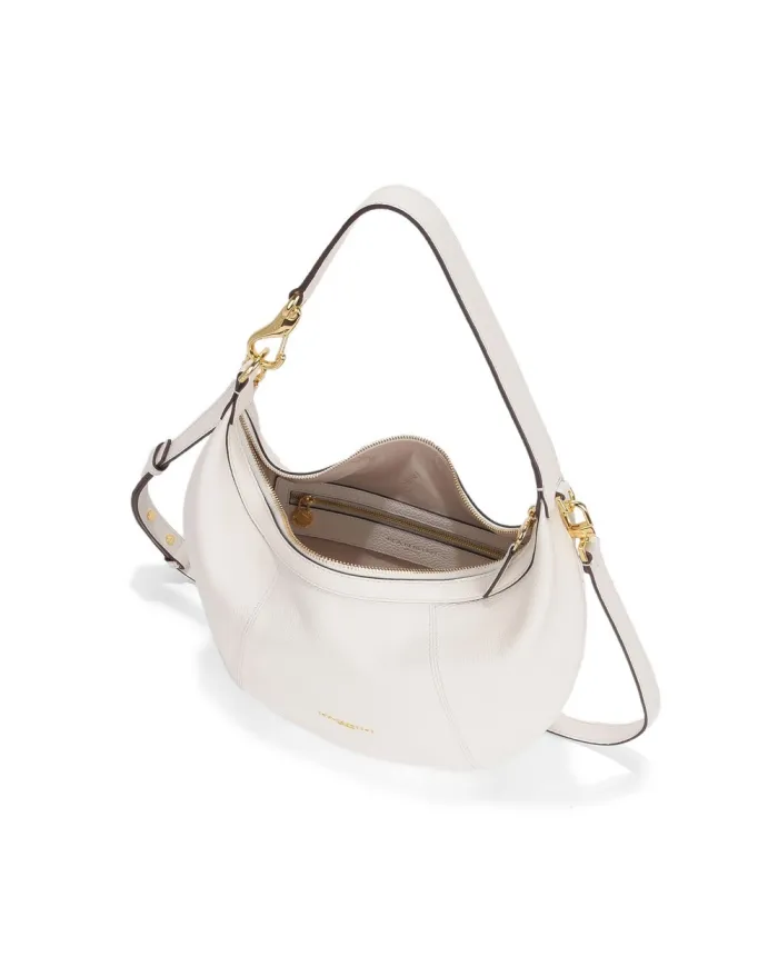 Nannini Borsa grande in pelle Filippa Bianco