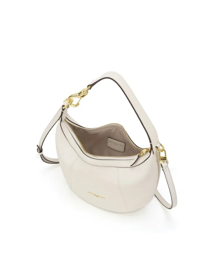 Nannini Borsa piccola in pelle Filippa Bianco