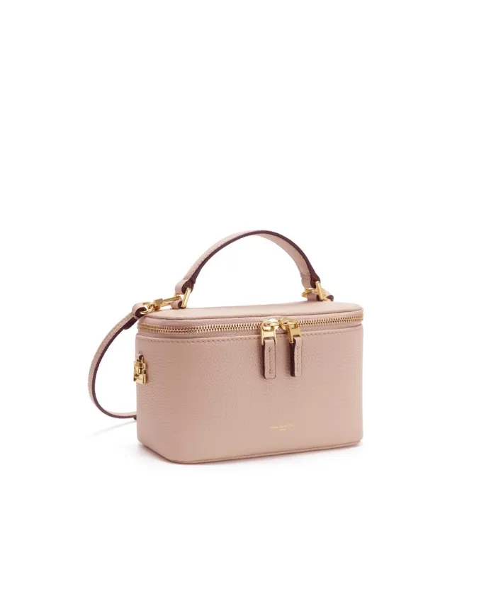 Nannini Borsa piccola in pelle Junia Cipria