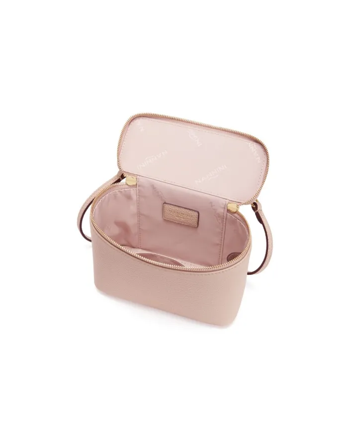Nannini Borsa piccola in pelle Junia Cipria
