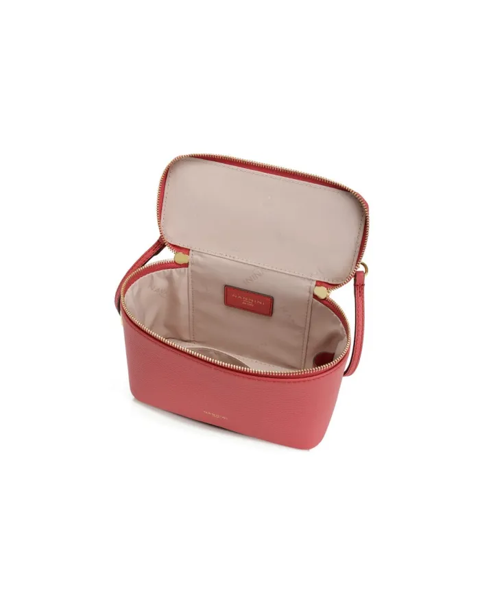 Nannini Borsa piccola in pelle Junia Rosso Geranio
