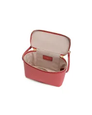 Nannini Borsa piccola in pelle Junia Rosso Geranio