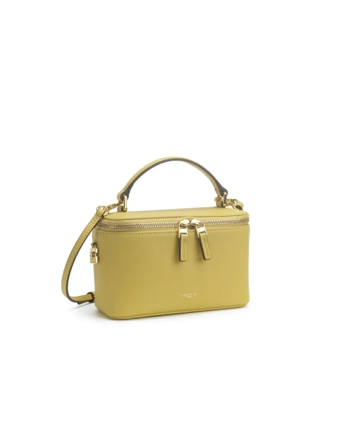 Nannini Borsa piccola in pelle Junia Giallo