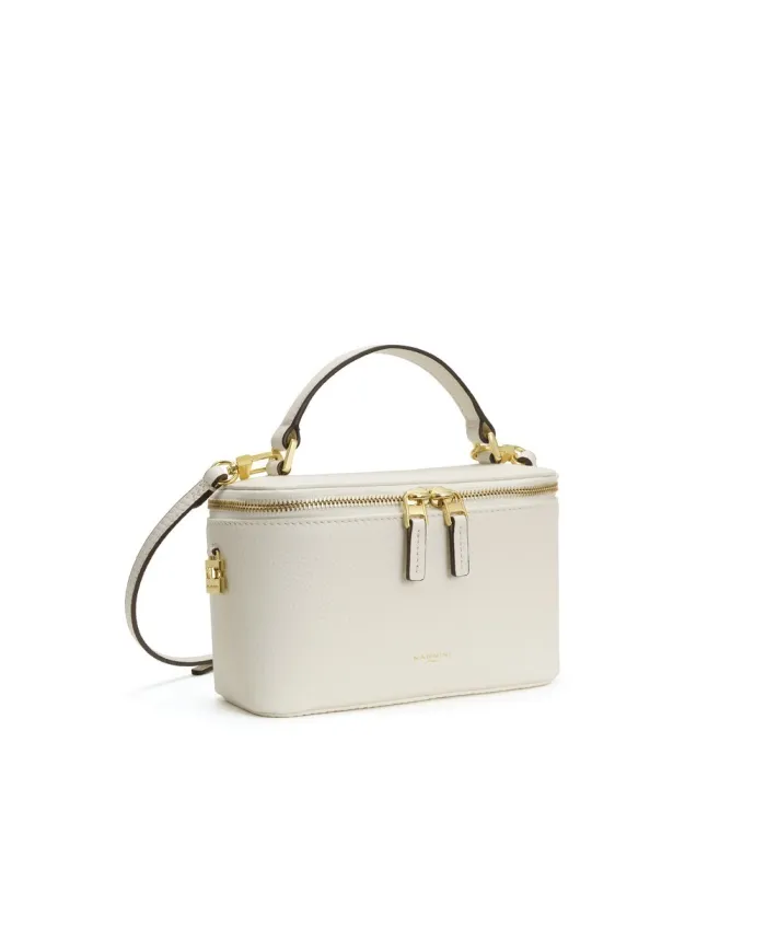 Nannini Borsa piccola in pelle Junia Bianco
