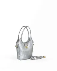Nannini Borsa piccola bandoliera Piera Silver
