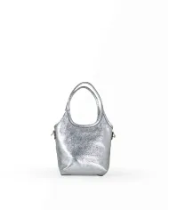 Nannini Borsa piccola bandoliera Piera Silver