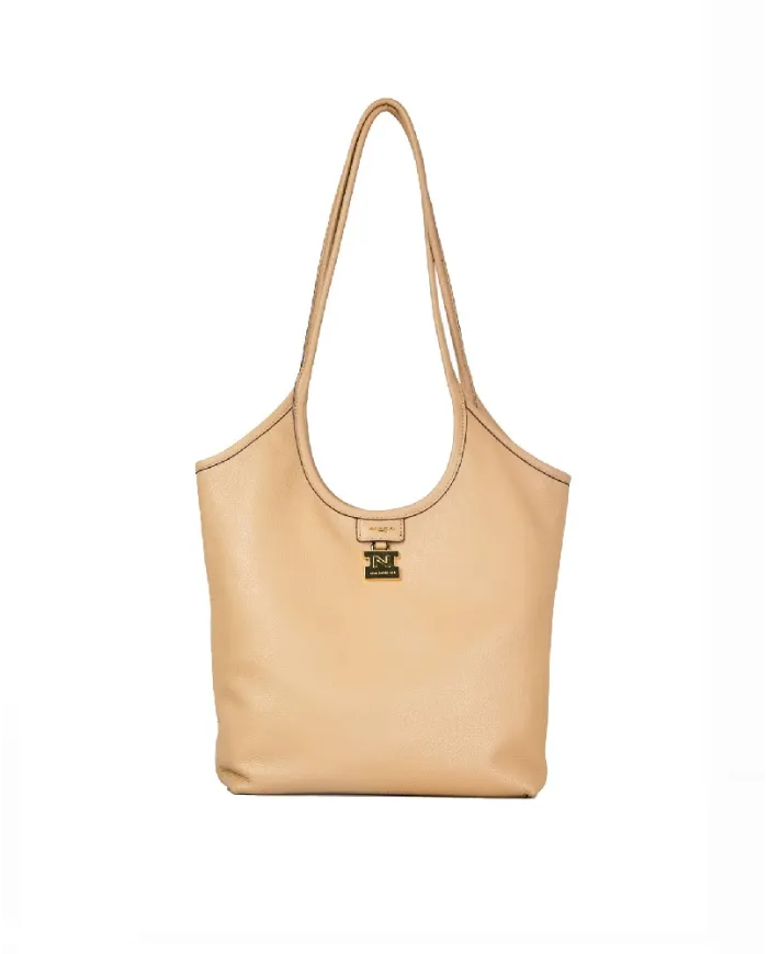 Nannini Borsa in pelle a tracolla Piera Cammello