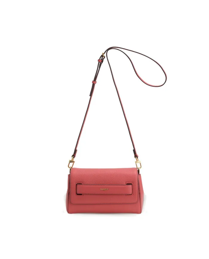 Nannini Borsa piccola in pelle Junia Rosso Geranio