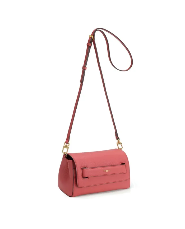 Nannini Borsa piccola in pelle Junia Rosso Geranio