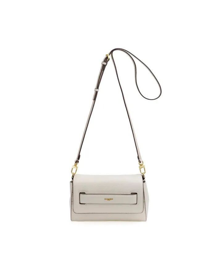 Nannini Borsa piccola in pelle Junia Bianco