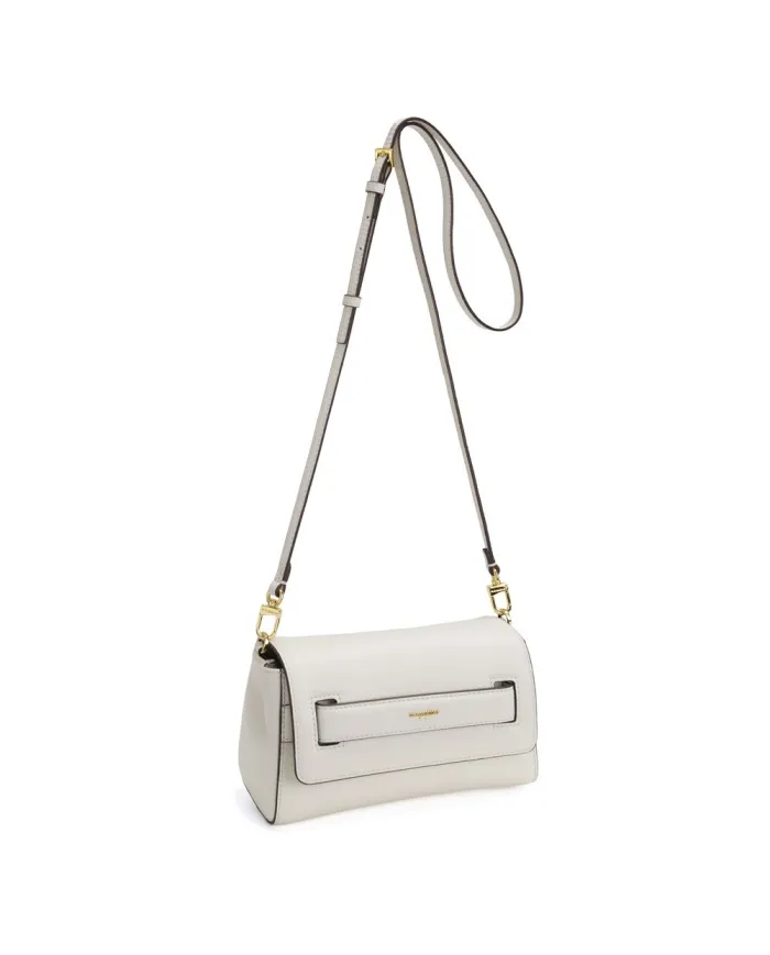 Nannini Borsa piccola in pelle Junia Bianco