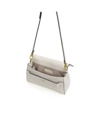 Nannini Borsa piccola in pelle Junia Bianco