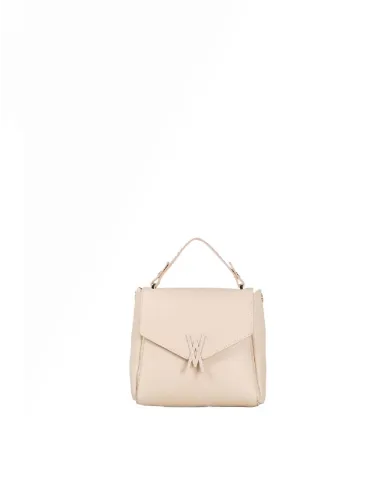 Visona Mini Bag bandoliera in Pelle  – Made in Italy Cipria