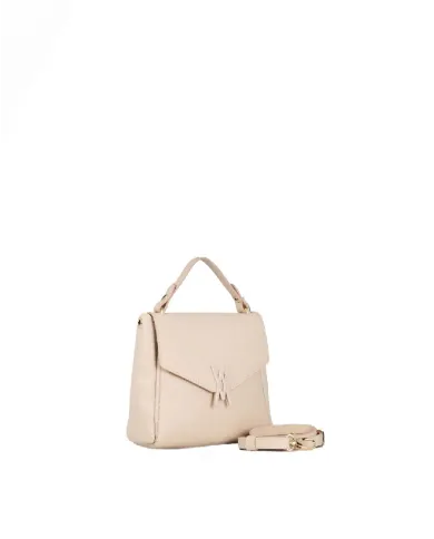 Visona Mini Bag bandoliera in Pelle  – Made in Italy Cipria