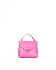 Visona Mini Bag bandoliera in Pelle  – Made in Italy Magenta
