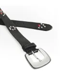 Desigual Cintura donna in pelle con borchie Nero