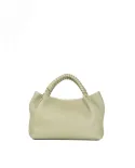 Visona Borsa a mano in pelle manico ricoperto Mia Verde chiaro