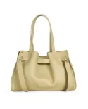 Visona Borsa a Mano in Vera Pelle Vittoria con Tracolla – Made in Italy Verde chiaro