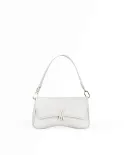 Visona Borsa a Tracolla Piccola in Pelle Morbida Mini Bag Avorio