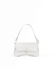 Visona Borsa a Tracolla Piccola in Pelle Morbida Mini Bag Avorio