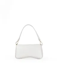 Visona Borsa a Tracolla Piccola in Pelle Morbida Mini Bag Avorio
