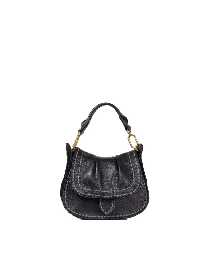 Visona Borsa piccola in pelle Sella Nero