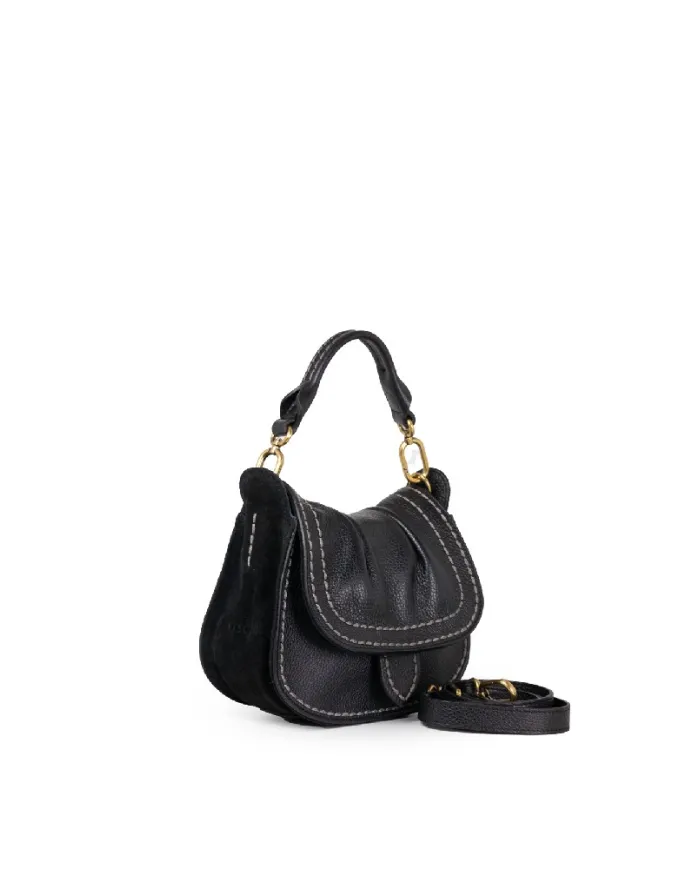 Visona Borsa piccola in pelle Sella Nero