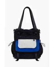 Desigual Borsa zaino nylon Nero/Multicolor